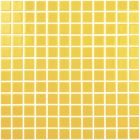 Mosaïque en verre recyclé - 801 LISO AMARILLO MALLA 25X25MM