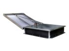 Dispostif d'Evacuation Naturelle de Fumées et de Chaleur (DENFC) - PYRODOME EVOLUPNEU ORIGIN SD SL250 150x150 Pca10 Opal Ht 310 Grille rond de 6 Thermofusible 93°