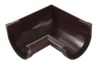 ANGLE DE GOUTTIERE INTERIEUR A JOINT POUR LG16 MARRON    - UAI16M