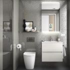 Meuble FUSSION LINE 600 2 tiroirs  SBIANCATO 598 x 540 x 450 mm