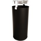JAQ FINITION H1000 150DP-150EM - Diamètre 150 Ral 9019 NOIR MAT