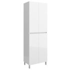 Colonne 4 portes INFINITY BLANC BRILLANT 600 x 1820 x 370 mm