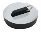 C405 - Bouchon enjoliveur de remplacement pour évier ou baignoire à chainette - Bouchon enjoliveur inox Ø45x50 - Dessus chromé