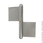 PAUMELLE A SOUDER L80mm BLANCHIE