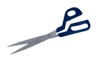 Paire de ciseaux inox - 29cm