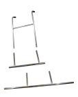 Kit barres à débuller aluminium - Manche + barres 0,75 et 1,50m