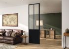 Cloison verrière fixe en aluminium - vitrage 6 mm sécurisé - Cloison BATIGNOLLES