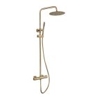 Colonne de douche thermostatique DODDY laiton brossé