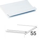 Profilé fixation hung PVC 55 mm lg 2.40 m