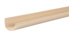Gouttière en PVC sable demi ronde développé T25 - long. 4m