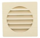 GRILLE EXTERIEURE POUR TUBE  DIAMETRE 125 SABLE   - GET125