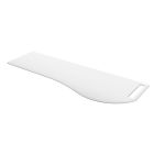Plan de toilette MAM 1590 rechts mit handtuchhalter pour SOLID SURFACE