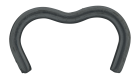 Agrafe oméga20 plastif gris ral 7016 blister 1000