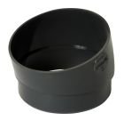 SECTEUR DE COUDE MALE/FEMELLE 15° DIAMETRE 80 ANTHRACITE - USR1GTA