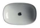 lavabo ceramique wild 60-40-10 cm a encastrer blanc brillant