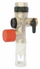 Groupe Double Sécurité NF 20/27 (3/4'') pour eaux agressives protection anticorrosion grâce au raccord isolant diélectrique et anti-surpression avec garde d'air orientable pour toutes les configurations de chauffe-eau.