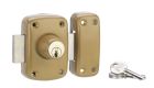 VERROU CORVETTE A DOUBLE CYLINDRE 45 MM 3 CLES