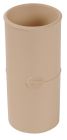 MANCHON FEMELLE/FEMELLE POUR TUBE DESCENTE EAU PLUVIALE  TD50 SABLE     - UJJGTS
