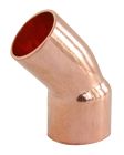 Coude cuivre à souder 45° - Mâle-Femelle - Pour tube cuivre Ø16 - Sachet de 2 pièces