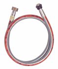 B607-10 - Flexible inox pour bouteille BUTANE ou PROPANE - Longueur 1 mètre - Raccordement : M20/150-écrou tournant 15/21 - Durée illimitée - Pour l'alimentation de son appareil à une bouteille de BUTANE ou PROPANE