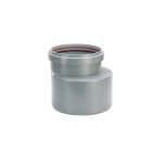 Réduction excentrée PVC assainissement à joint mâle/femelle Ø160x125 - RED EXCENT D 160X125 GRIS NF