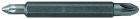 LAME DE VISSAGE DOUBLE EMPREINTE PHILLIPS PH1 ET PH2 60MM - 10PCS (BROCHABLE)