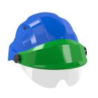 Casque - Orizon bleu visiere verte avec lunette - Taille unique
