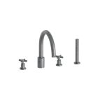 BAIN/DOUCHE CROSS ROAD 4 TROUS SUR GORGE METAL BROSSE