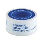 Ruban PTFE d'étanchéité Interfix 25mm - RUB TEFLON 25mmX12mX0.08 250p