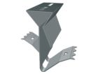 Clips de fixation acier inoxidable grand modèle Pour couvre-joint largeur 70 et 90mm  Boîte 51 unités