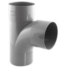 Culotte PVC évacuation 87° mâle/femelle Ø110 - CULOTTE MALE 87 ° D 110 18p