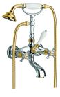 bain/douche chambord + accessoires chrome/or