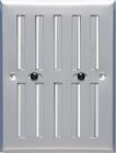 GRILLE REGLABLE  COULISSE ALU 130X168