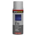 Peinture alkyde metal , bois , plastiques classique brillant argent - aérosol de 0,4L