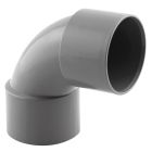 Coude PVC évacuation 87° femelle/femelle Ø40 - COUDE FEMELLE 87° Ø40 100p
