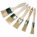 LOT DE 5 PINCEAUX PLATS S/CAVALIER