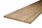 Panneau lamellé collé Chêne Abouté Joint droit 1 Belle Face - Long. 3000 mm x larg. 1220 mm ep. 40 mm