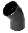 COUDE MALE/FEMELLE 45° DIAMETRE 80 ANTHRACITE - CR4GTA