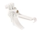 SUPPORT DE CROCHET MONTE POUR BHGB25 BLANC - ASCBH25B