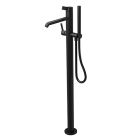 MITIGEUR BAIN DOUCHE PIEGA CHROME NOIR BROSSE