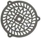 GRILLE VENTOUSE FONT RONDE D16