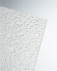 Plaque de verre synthétique épaisseur 2 mm - 1,00 m x 1,00 m -  Eau transparent