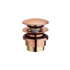 BONDE LAVABO Up Down LAITON NF OR ROSE 5-55 mm PVD