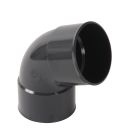 COUDE FEMELLE/FEMELLE 67°30 DIAMETRE 80 ANTHRACITE - CR66GTA