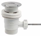 BB419 - Bonde évacuation en plastique à tirette pour lavabo - NF - Evacuation 33/42 (1'1/4)