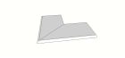 Carrelage en Grés cérame - Cast Cast Accessori per piscina e giardino Margelle arrondie (1/4 rond) angle ext. complet (2 pieces) structure antiderapant