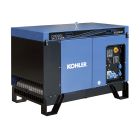 GROUPE ELECTROGENE KOHLER DIESEL 12 LC A SILENCE AVR C5 - Gasoil - Monophasé - P Max (ISO 8528-8:2016) : 12 kW - Réservoir : 50 L - Autonomie : 13,9 H