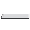 Chant plat 1 angle vif MDF brut - Long. 2440 mm x larg. 28 mm x ep. 4 mm