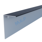 Couvercle d'angle PREMIUM (mâle) 90 x 50 mm long 3 ml ZINC ANTHRACITE
