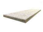 Panneau composé d'un isolant en laine de roche, double densité, et d'un parement de 15 mm en laine de bois chanfreiné sur ses quatre côtés. - Rockfeu Wood A2 RsD L 2000 x l 600 x ép 100+15 (mm) R=3,05